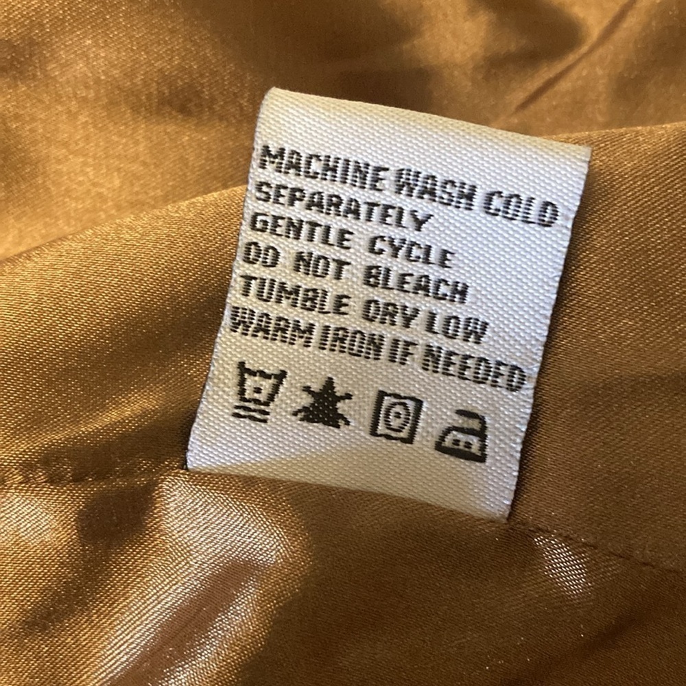 G by Giuliana Rancic crop jacket womens medium tan cotton blend lined - Picture 11 of 11